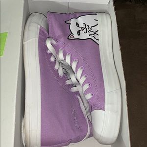 Light Purple Ripndip High Tops